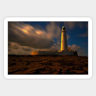St Marys Island Lighthouse Sticker